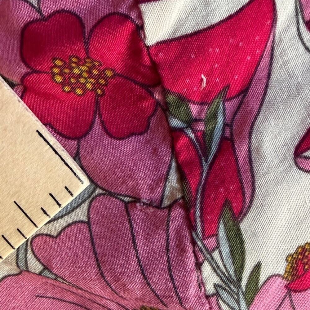 Natural Life Midi Dress Womens Small Pink Floral Sundress Boho Cottage Summer - Picture 10 of 10